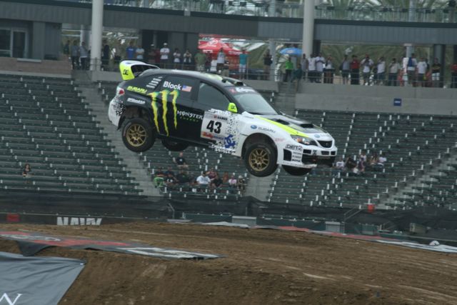 x games 2009 home depot center staples center tanner foust travis pastrana dc shoes ken block dave mirra subaru mitsubishi rally